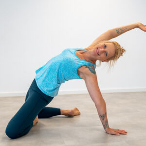 Miriam Wessels beim dynamischen Faszientraining